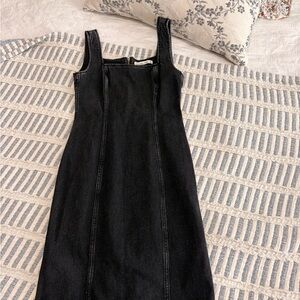 Abercrombie & Fitch Black Jean Dress
